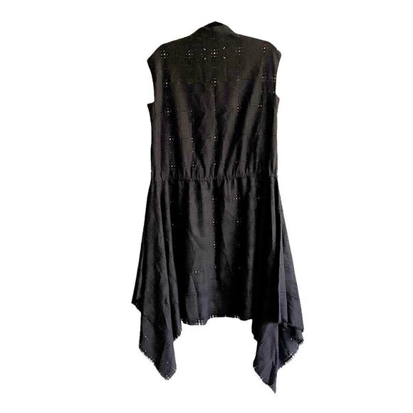 MAISON MARTIN MARGIELA Paris Sleeveless Midi Dress Made In Italy Black 42 - Picture 4 of 7